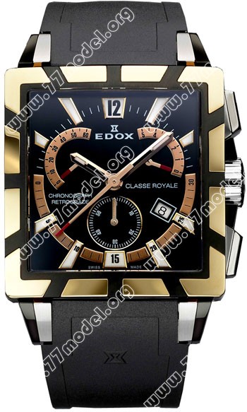 Replica EDOX 01504-357RN-NIR Classe Royale Chronograph Mens Watch Watches