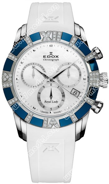Replica EDOX 10405-357BD-NAIN Royal Lady Chronolady Ladies Watch Watches