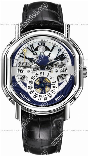 Replica Daniel Roth 121-Y-70-722-CM-BD Ellipsocurvex Perpetual Calendar Time Equation Mens Watch Watches