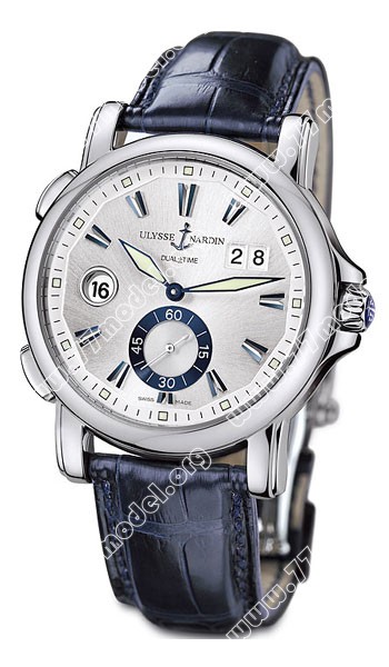 Replica Ulysse Nardin 243-55-91 Dual Time 42 mm Mens Watch Watches