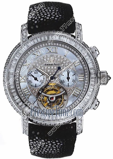 Replica Audemars Piguet 26083BC.ZZ.D00AGA.01 Jules Audemars Tourbillon Chronograph Ladies Watch Watches