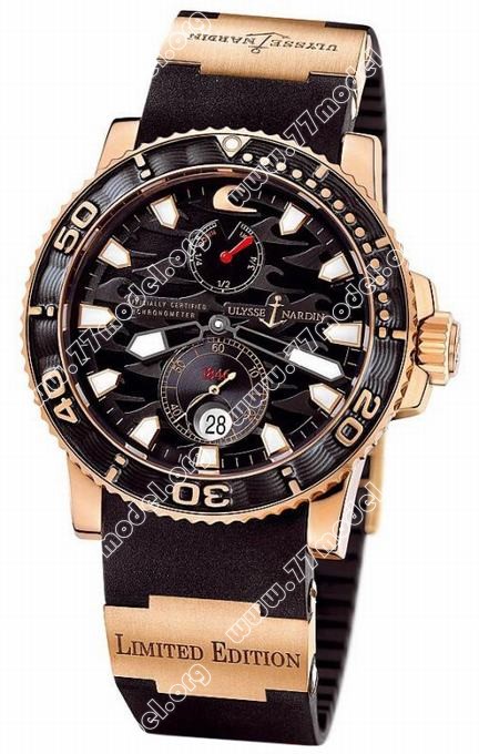 Replica Ulysse Nardin 266-37LE-3A Maxi Marine Diver Black Surf Mens Watch Watches