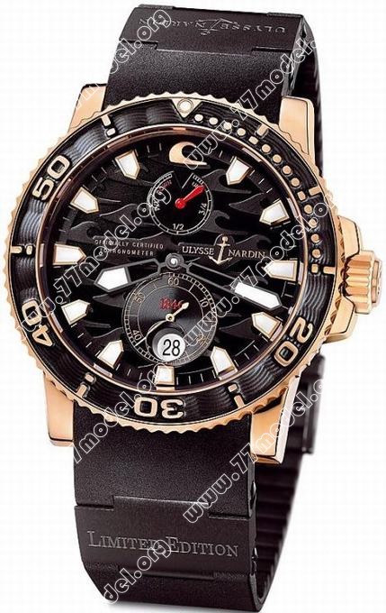 Replica Ulysse Nardin 266-37LE-3B Maxi Marine Diver Black Surf Mens Watch Watches