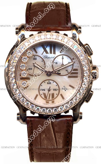 Replica Chopard 283583-5003 Happy Sport Round Chronograph Ladies Watch Watches