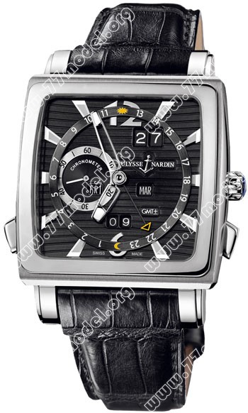 Replica Ulysse Nardin 320-90.92 Quadrato Dual Time Perpetual Mens Watch Watches