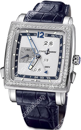 Replica Ulysse Nardin 320-90b/61 Quadrato Dual Time Perpetual Mens Watch Watches