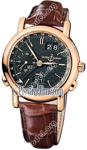 Replica Ulysse Nardin 326-22/92 GMT +/- Perpetual 38.5mm Mens Watch Watches