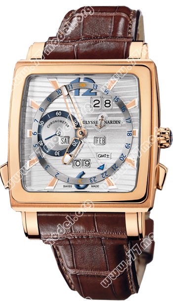Replica Ulysse Nardin 326-90.91 Quadrato Dual Time Perpetual Mens Watch Watches