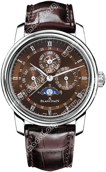 Replica Blancpain 4277.3446.55B Perpetual Calendar GMT Havana Mens Watch Watches