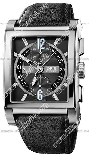 Replica Oris 674.7625.7064.LS Rectangular Titan Chronograph Mens Watch Watches