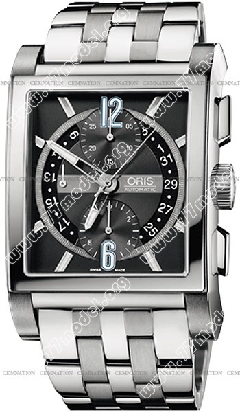 Replica Oris 674.7625.7064.MB Rectangular Titan Chronograph Mens Watch Watches