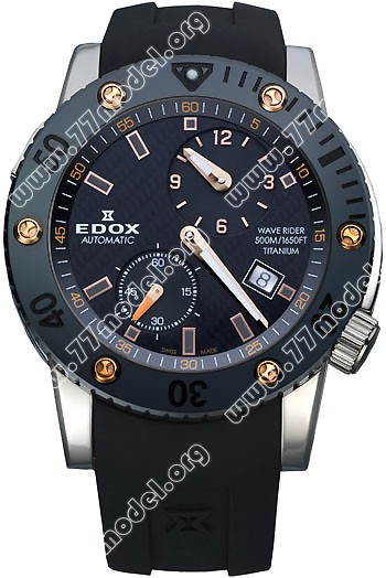 Replica EDOX 77001-TINR-NIO Wave Rider Regulator Mens Watch Watches