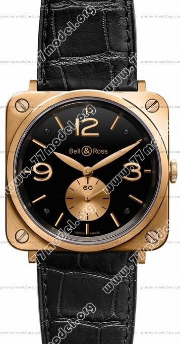 Replica Bell & Ross BRS-PKGOLD-BLACK_D BR S Mecanique Unisex Watch Watches