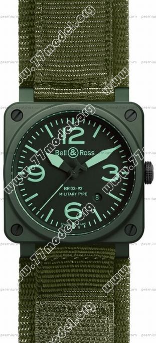 Replica Bell & Ross BR0392-CERAM-MIL BR 03-92 Mens Watch Watches