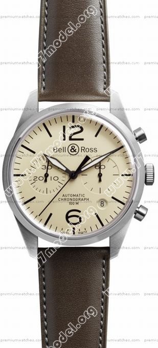 Replica Bell & Ross BRV126-BEI-ST/SCA BR 126 Mens Watch Watches