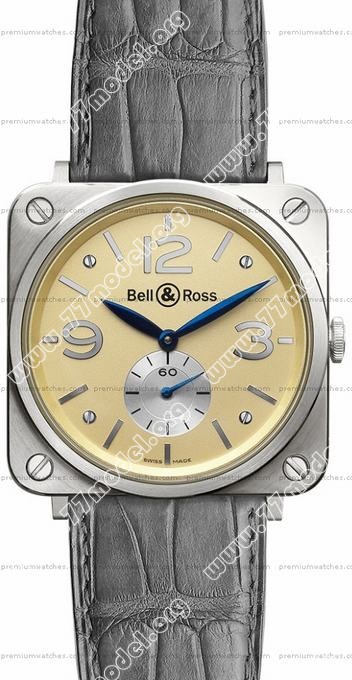 Replica Bell & Ross BRS-WHGOLD-IVORY_D BR S Mecanique Unisex Watch Watches