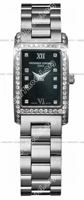 Replica Frederique Constant FC-200BDC1D6B Carree Quartz Diamonds Ladies Watch Watches