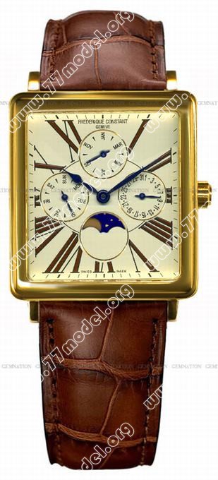 Replica Frederique Constant FC-265EM3C5 Carree Moonphase Mens Watch Watches