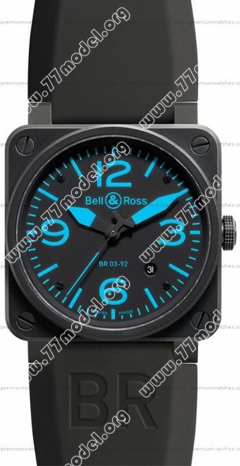 Replica Bell & Ross BR0392-BLUE BR 03-92 Mens Watch Watches