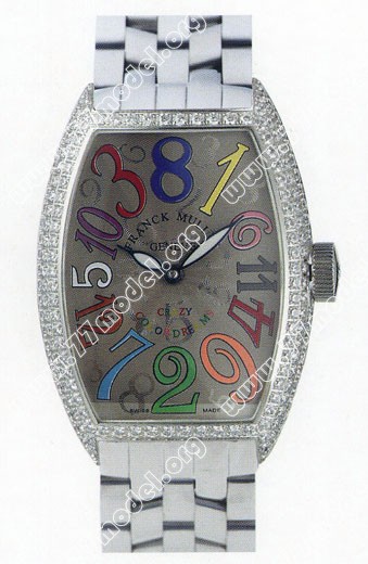 Replica Franck Muller 5850 CH COL DRM O-18 Cintree Curvex Crazy Hours Unisex Watch Watches