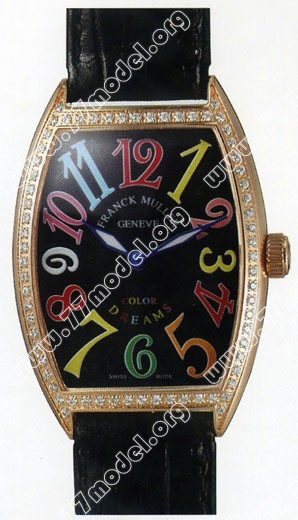 Replica Franck Muller 7502 QZ COL DRM O-6 Ladies Medium Cintree Curvex Ladies Watch Watches