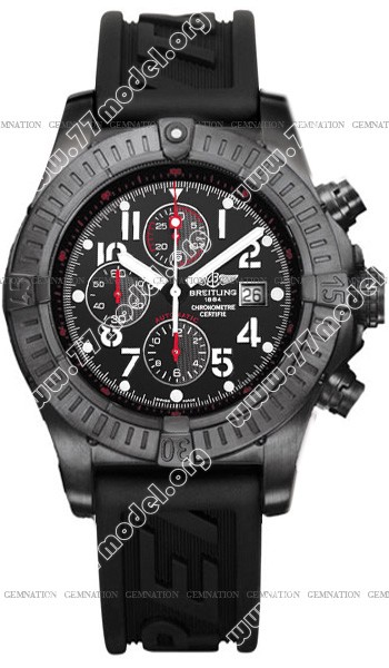 Replica Breitling M1337010.B930-122S Super Avenger Black Steel Mens Watch Watches