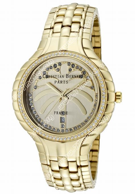 Replica Christian Bernard MT368ZFF1 Golden Men's Watch Watches