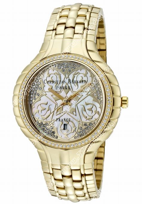 Replica Christian Bernard MT368ZWW7 Golden Men's Watch Watches