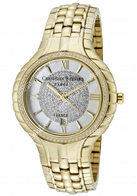 Replica Christian Bernard MT368ZWWI Golden Men's Watch Watches