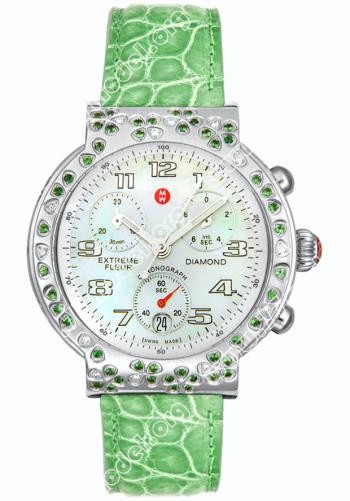 Replica Michele Watch MWW04A12A5025/GREEN Extreme Fleur Ladies Watch Watches
