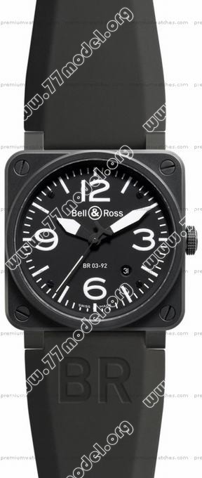 Replica Bell & Ross BR0392-BL-CA BR 03-92 Mens Watch Watches