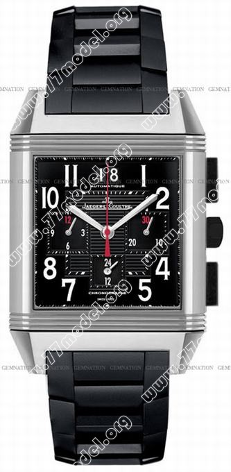 Replica Jaeger-LeCoultre Q701867P Reverso Squadra Chronograph GMT Black Mens Watch Watches