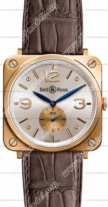 Replica Bell & Ross BRS-PKGOLD-PEARL_D BR S Mecanique Unisex Watch Watches