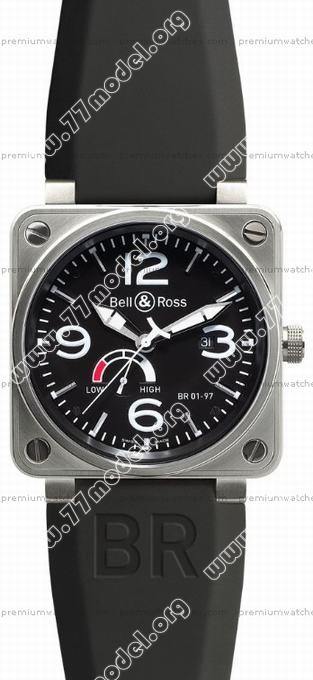 Replica Bell & Ross BR0197-BL-ST BR 01-97 Reserve de marche Mens Watch Watches