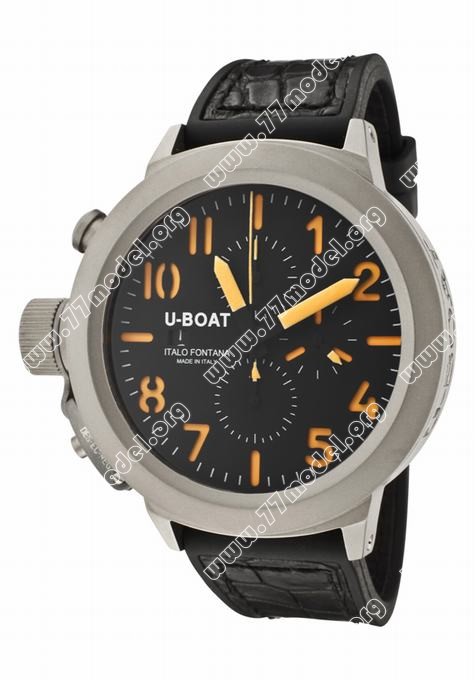 Replica U-Boat 5677 Flightdeck 7750 50 TITANIUM CA BK-OR Men's Watch Watches