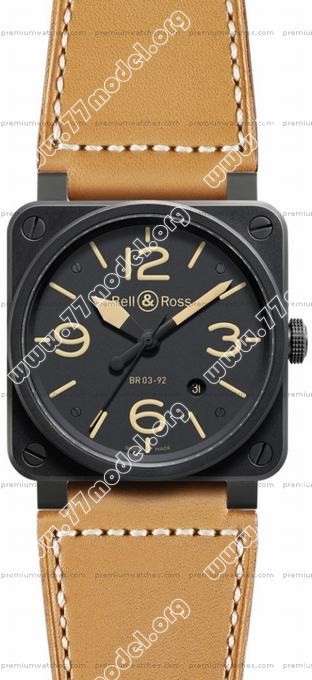 Replica Bell & Ross BR0392-HERITAGE BR 03-92 Mens Watch Watches