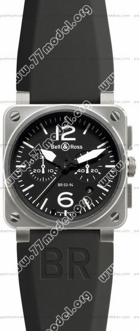 Replica Bell & Ross BR0394-BL-ST BR 03-94 Chronographe Mens Watch Watches
