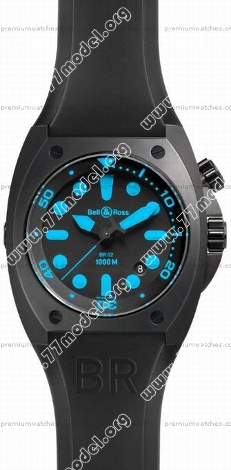 Replica Bell & Ross BR02-BLUE BR 02-92 Mens Watch Watches
