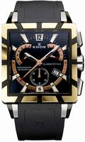 replica edox 01504-357rn-nir classe royale chronograph mens watch watches