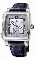Ulysse Nardin 243-92-601 Quadrato Dual Time Mens Watch Replica Watches