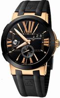 replica ulysse nardin 246-00-3-42 executive dual time mens watch watches