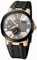 replica ulysse nardin 246-00-3/421 executive dual time 43mm mens watch watches