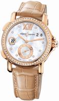 Ulysse Nardin 246-22B/391 GMT Big Date 37mm Ladies Watch Replica Watches