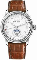 replica blancpain 2863-1127-53b leman moon phase calendar mens watch watches