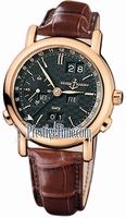 Ulysse Nardin 326-22/92 GMT +/- Perpetual 38.5mm Mens Watch Replica Watches