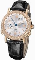 replica ulysse nardin 326-28 gmt +/- perpetual 38.5mm mens watch watches