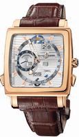 Ulysse Nardin 326-90.91 Quadrato Dual Time Perpetual Mens Watch Replica