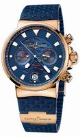 replica ulysse nardin 356-68le-3 marine blue seal chronograph mens watch watches