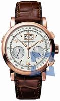 replica a lange & sohne 403.032 datograph flyback mens watch watches