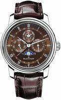 replica blancpain 4277.3446.55b perpetual calendar gmt havana mens watch watches